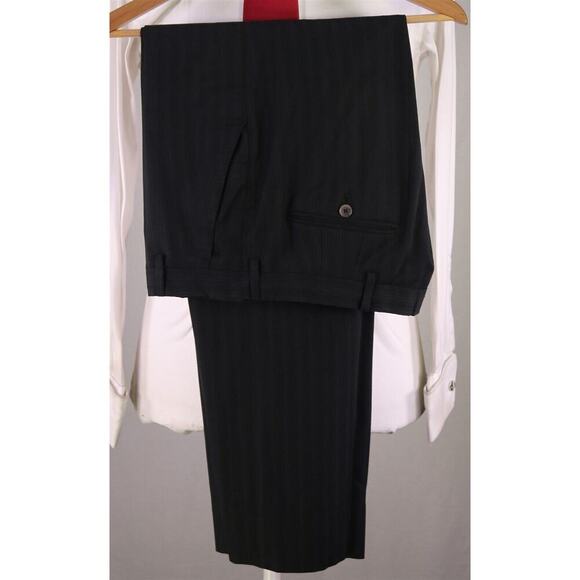 Paul Smith The Westbourne Black Textured Tonestripe 3-Btn Slim Fit Wool Suit 38R - Picture 12 of 12